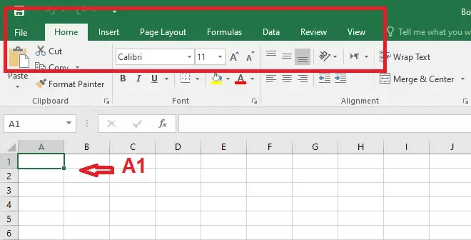 آموزش تب ها و نوار ابزار در اکسل (Excel) و کاربرد آن ها