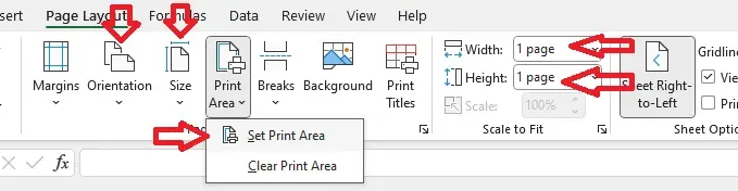 آموزش Print جدول در اکسل (Excel)